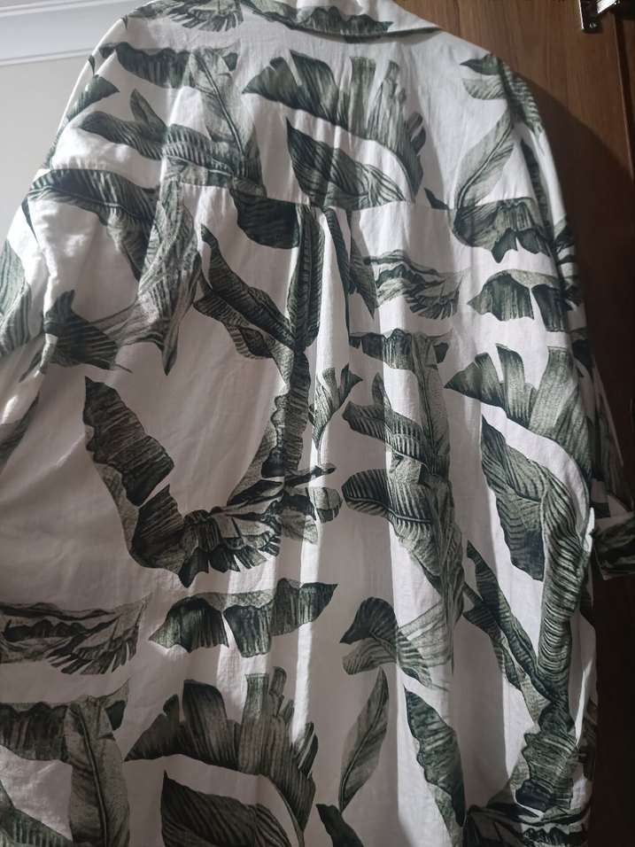 Uzun Kollu V Yaka Beyaz Mini Elbise - Görsel 4