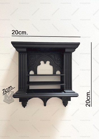 Gotik Duvar Rafı - Cathedral Pencere - Görsel 6