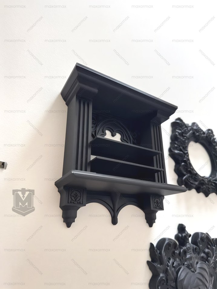 Gotik Duvar Rafı - Cathedral Pencere - Görsel 2