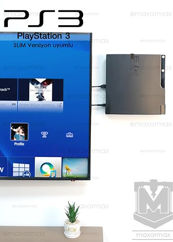 PS3 Slim için Duvar Askı Aparatı - Görsel 2