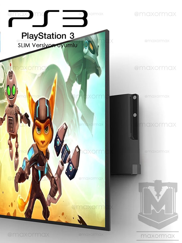 PS3 Slim için Duvar Askı Aparatı - Görsel 4