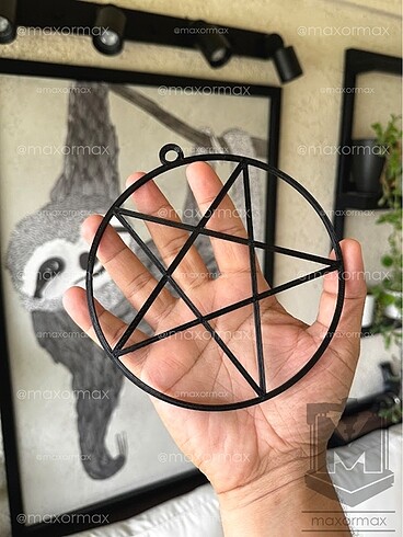 Gotik Pentagram Yıldız - Gotic Obje