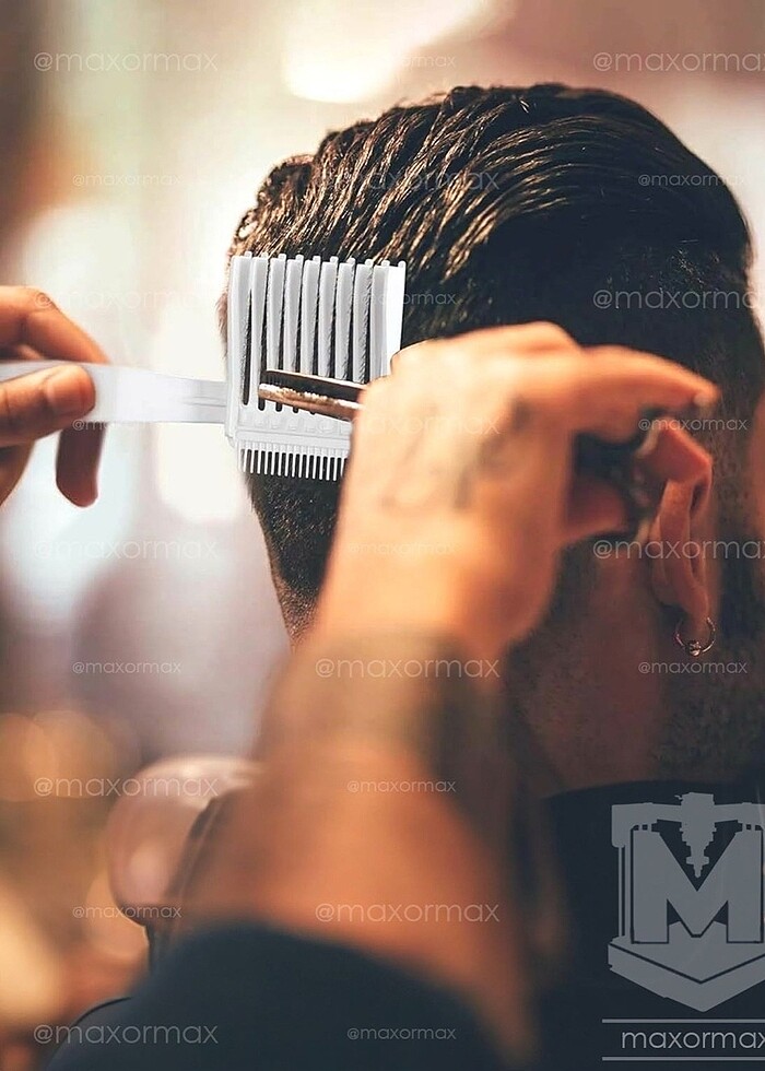 Berber Saç Kesimi için Klavuz Tarak - Görsel 2