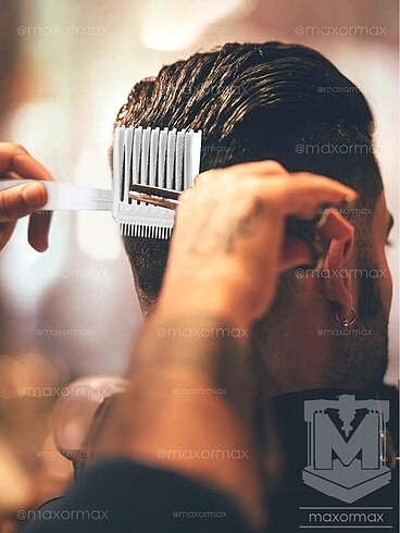 Berber Saç Kesimi için Klavuz Tarak - Görsel 2