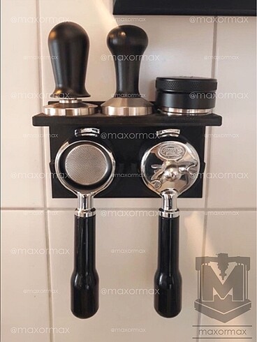 Portafilter Duvar Rafı - 51mm - 3 Kanat