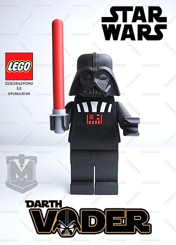 Darth Vader Lego Tuvalet Kağıdı Tutacağı - Görsel 3