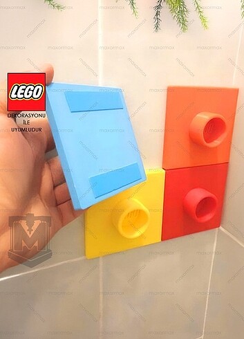 Lego Kare Tuvalet Kağıt Askısı - Görsel 2
