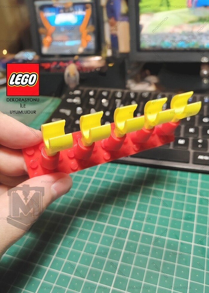 Lego Kol Temalı Anahtarlık - Görsel 3