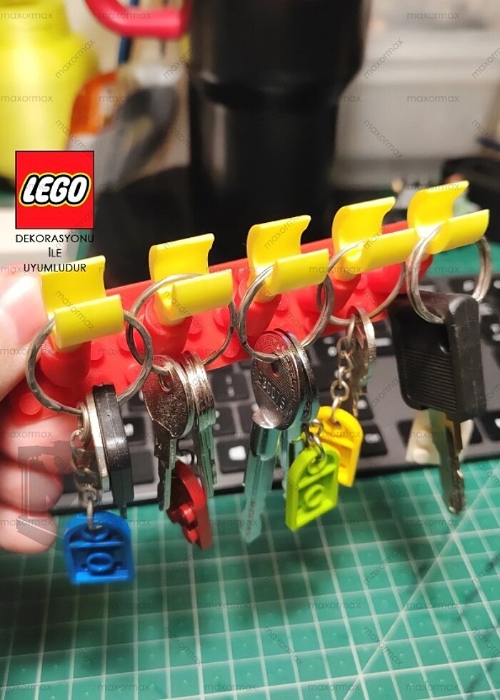 Lego Kol Temalı Anahtarlık - Görsel 4
