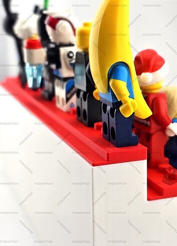  Beden Renk Lego Mini Figürleri için Kutulu Stant