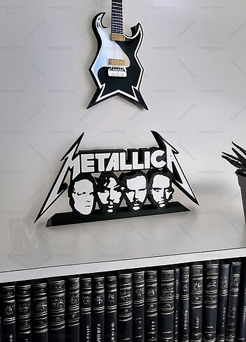Metallica Logolu Silüet Biblosu - Görsel 2