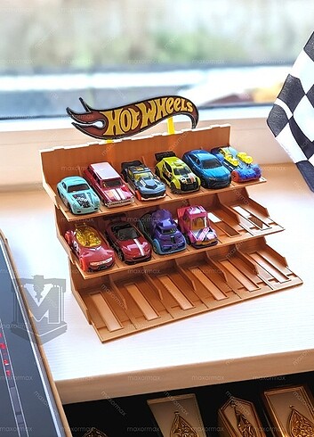 Hot Wheels 1/64 18 Araba için Stant