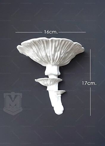 Amanita Dev Mantar Şeklinde Duvar Rafı - Görsel 5
