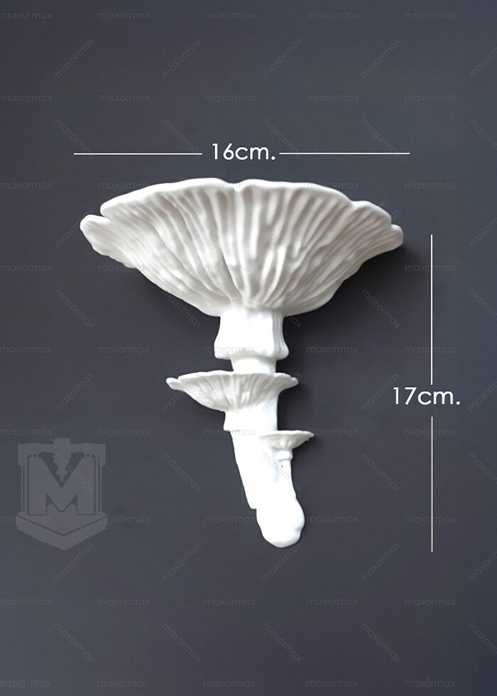 Amanita Dev Mantar Şeklinde Duvar Rafı - Görsel 5