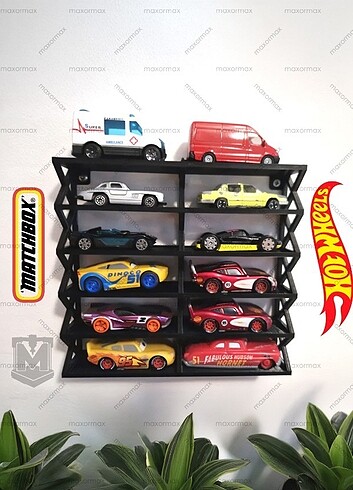 Beden Hot Wheels ve Matchbox 10 Araçlık Raf