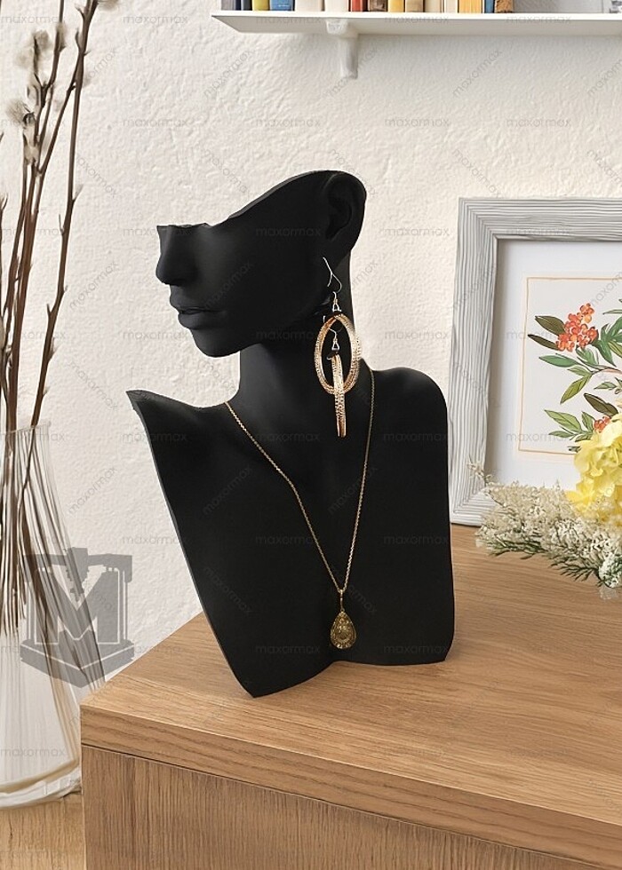 Küpe & Kolye için Boyun ve Takı Mankeni - Görsel 2