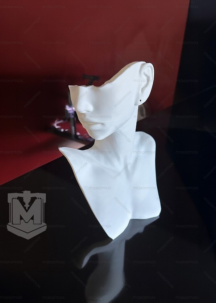 Küpe & Kolye için Boyun ve Takı Mankeni - Görsel 3