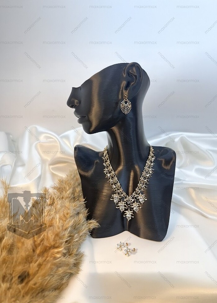 Küpe & Kolye için Boyun ve Takı Mankeni - Görsel 5