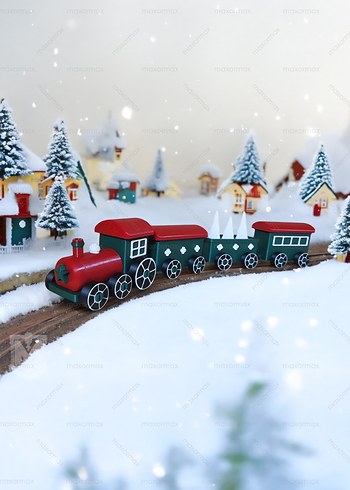 Yılbaşı Treni Biblosu - Christmas Train - Görsel 3