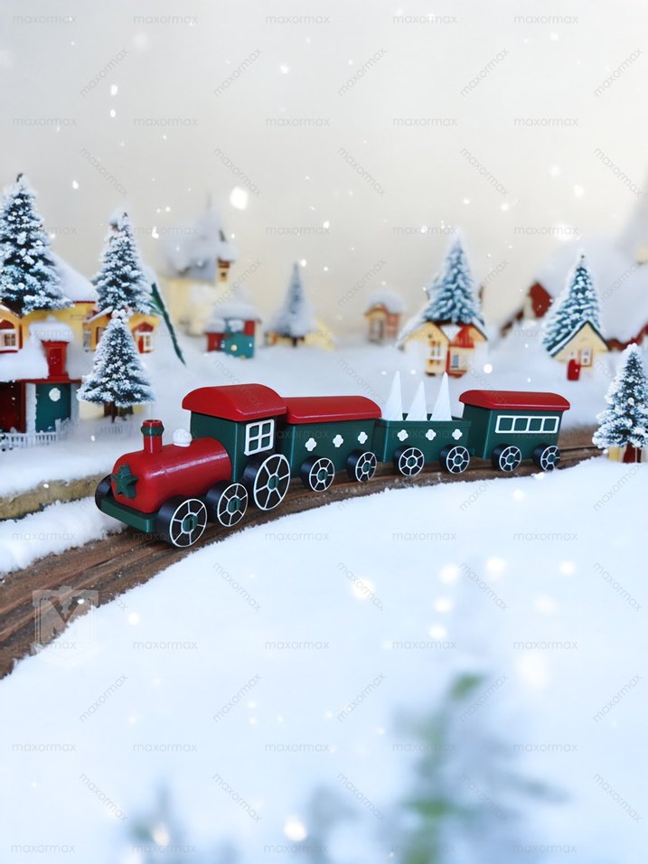 Yılbaşı Treni Biblosu - Christmas Train - Görsel 3