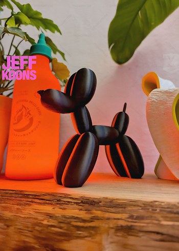  Beden çeşitli Renk Jeff Koons Balon Köpek Biblosu