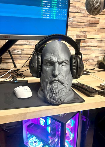  Beden Kratos - God Of War - Kulaklık Standı