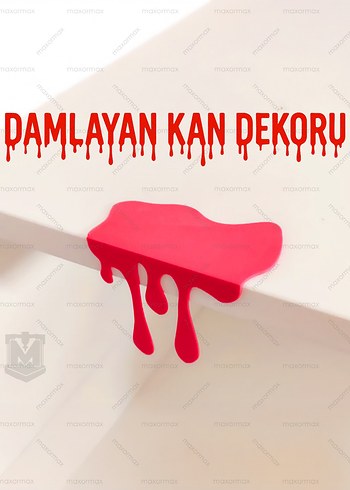Damlayan Kan & Boya Dekoru - Görsel 2