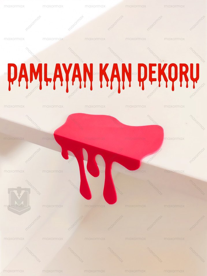 Damlayan Kan & Boya Dekoru - Görsel 2