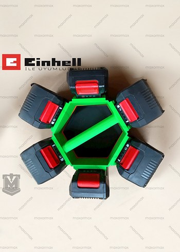 Diğer Einhell için 6'lı Batarya Taşıma Aparatı