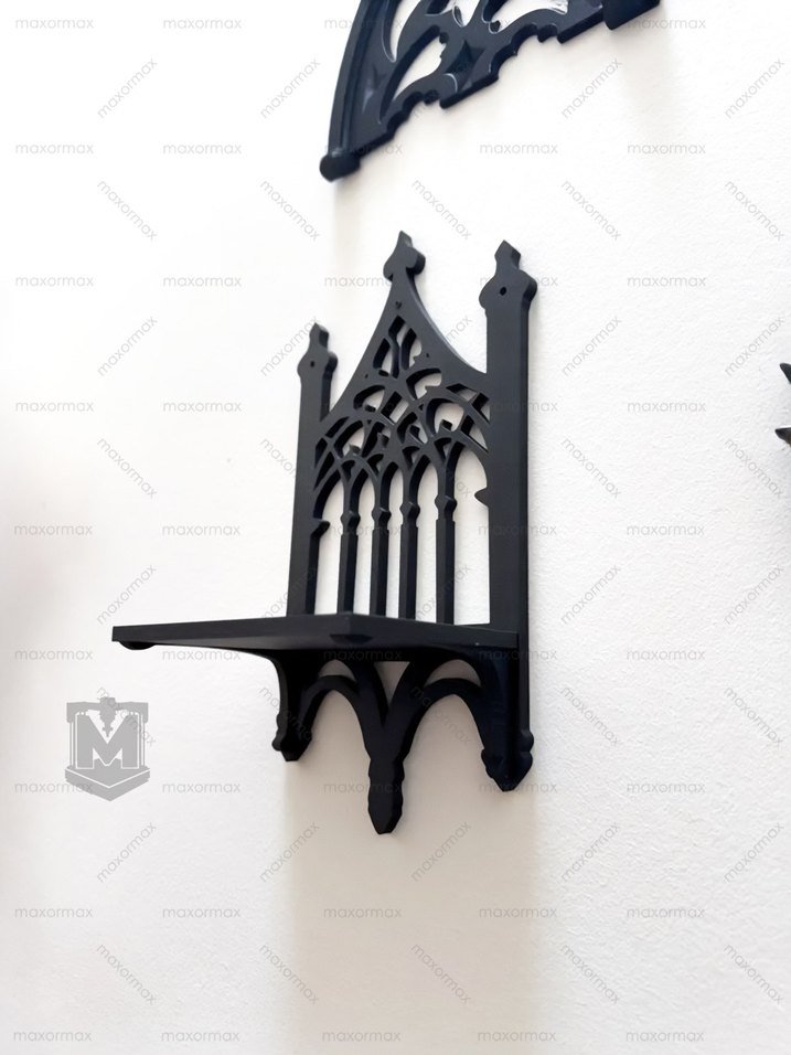 Gotik Duvar Rafı - Görsel 3