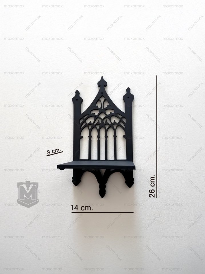 Gotik Duvar Rafı - Görsel 4