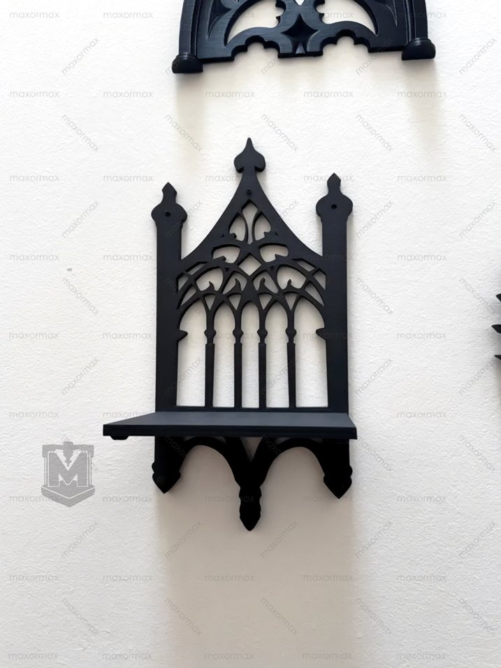 Gotik Duvar Rafı - Görsel 2