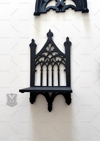 Gotik Duvar Rafı - Görsel 2