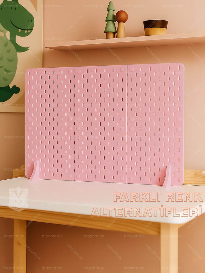 Skadis Tarzı Pano - Tam Set Pegboard - Görsel 4