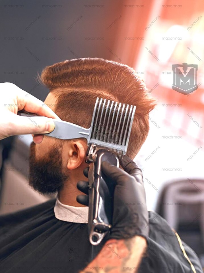 Berber Saç Kesimi için Klavuz Tarak - Görsel 2