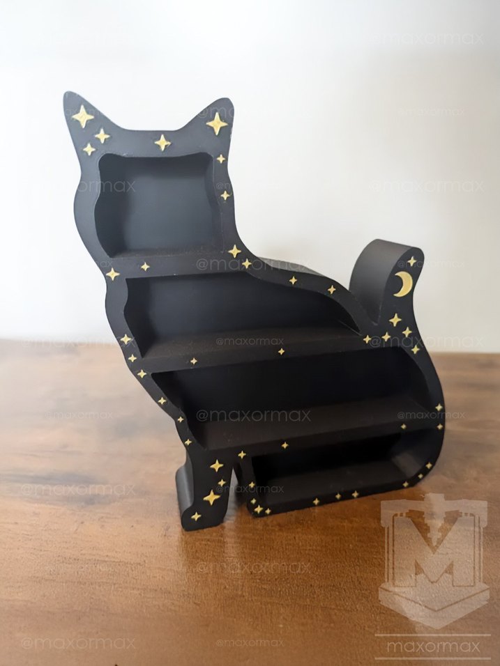 Kedi Şeklinde Raf - Görsel 2