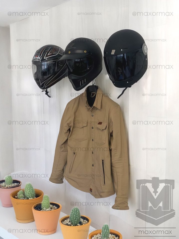 Motosiklet Kask / Mont ve Eldiven Askısı - Görsel 3