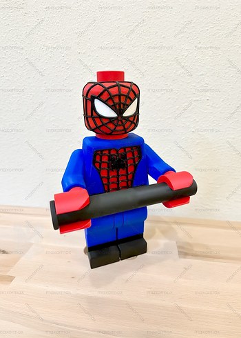 Beden Lego Spider Man Tuvalet Kağıdı Tutacağı