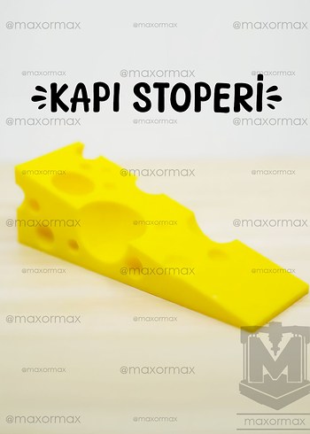 Delikli Peynir Şeklinde Kapı Stoperi - Görsel 4