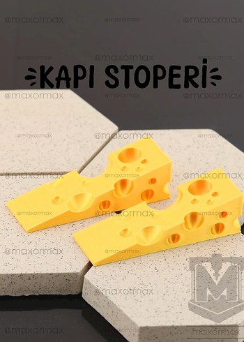 Delikli Peynir Şeklinde Kapı Stoperi - Görsel 6