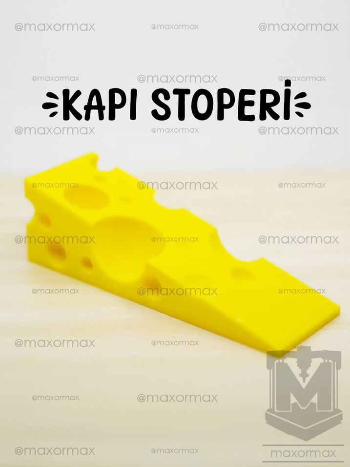 Delikli Peynir Şeklinde Kapı Stoperi - Görsel 4