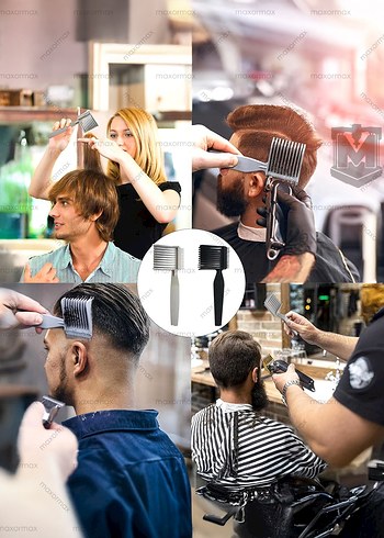 Berber Saç Kesimi için Klavuz Tarak - Görsel 3