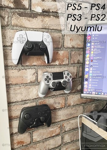 Playstation Kolları için Duvar Askısı