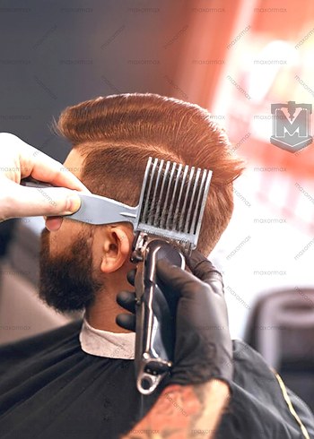 Berber Saç Kesimi için Klavuz Tarak - Görsel 2