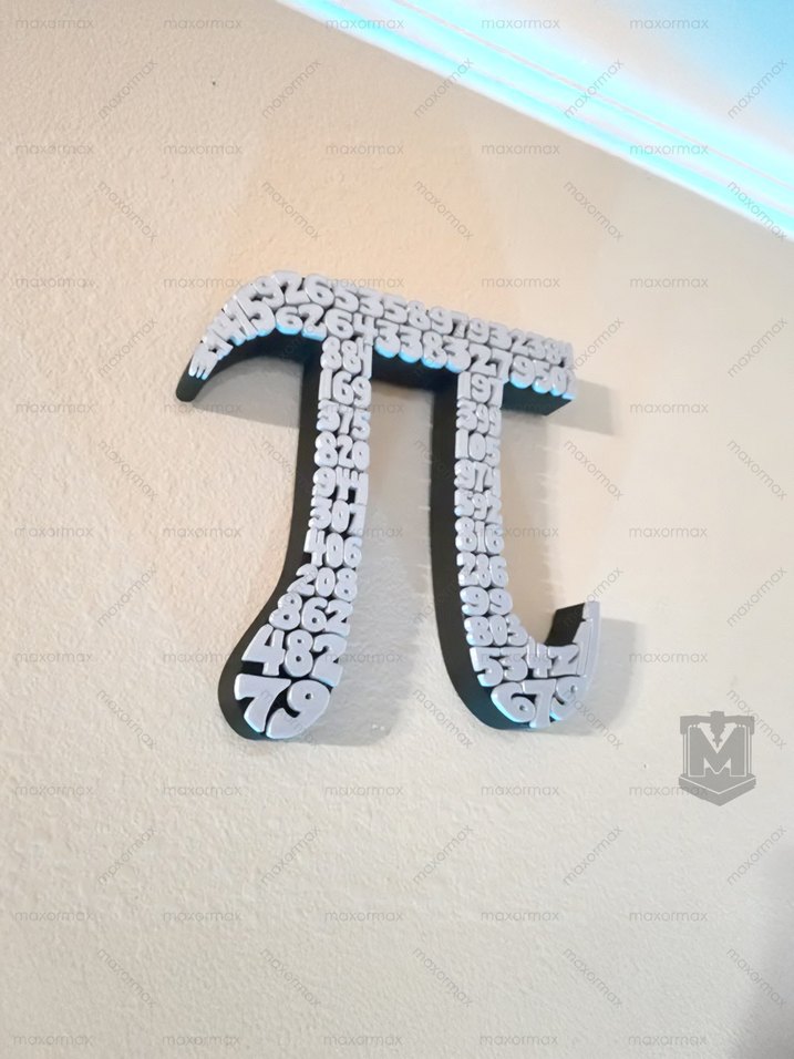 Pi Sayısı Duvar ve Masa Dekoru - Görsel 2
