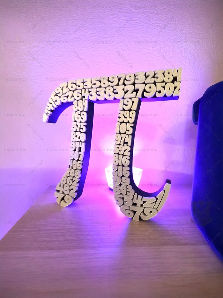 Pi Sayısı Duvar ve Masa Dekoru - Görsel 3