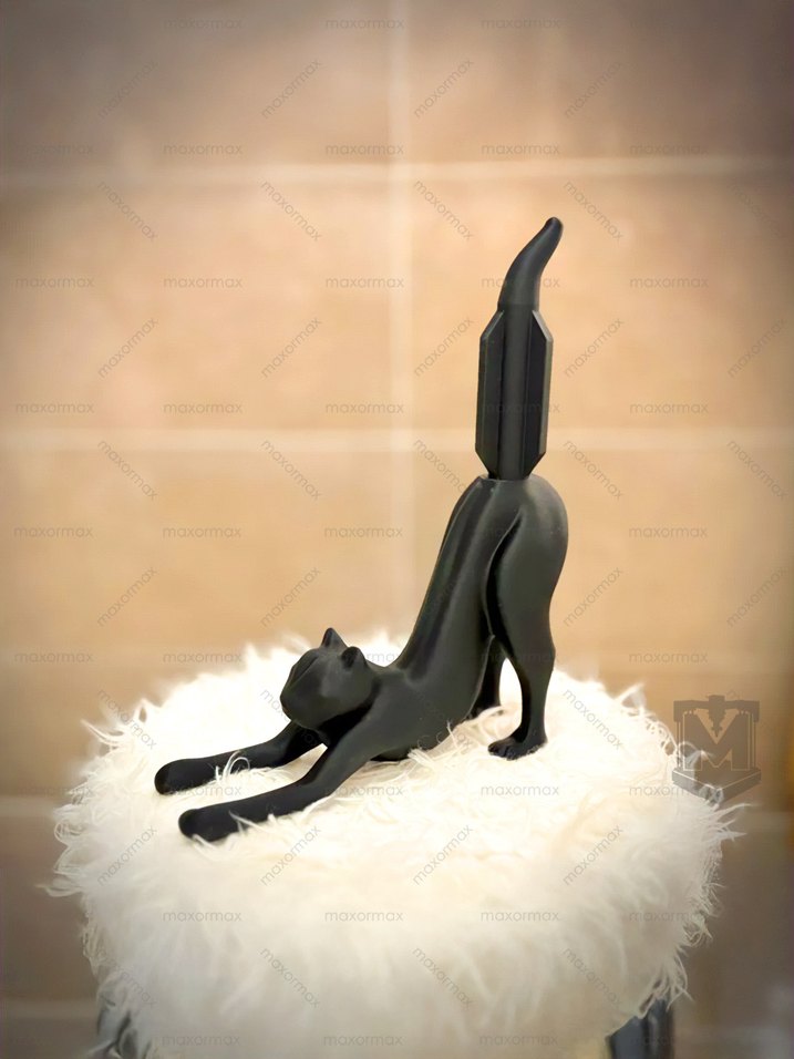 Kedi Figürlü Tuvalet Kağıtlık - Görsel 2