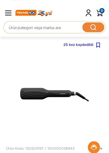 Philips Siyah Saç Düzleştirici