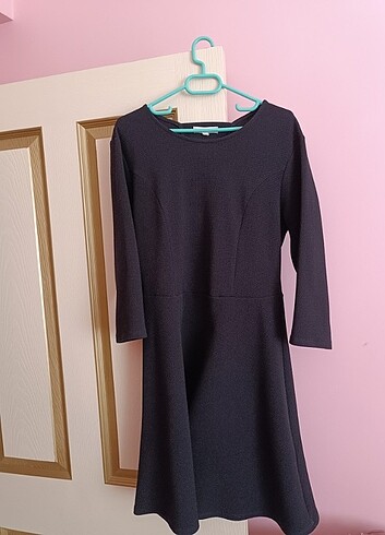 Uzun kollu mini elbise