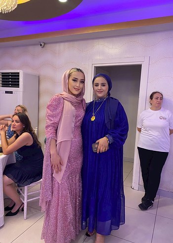 Parlak Mavi elbise